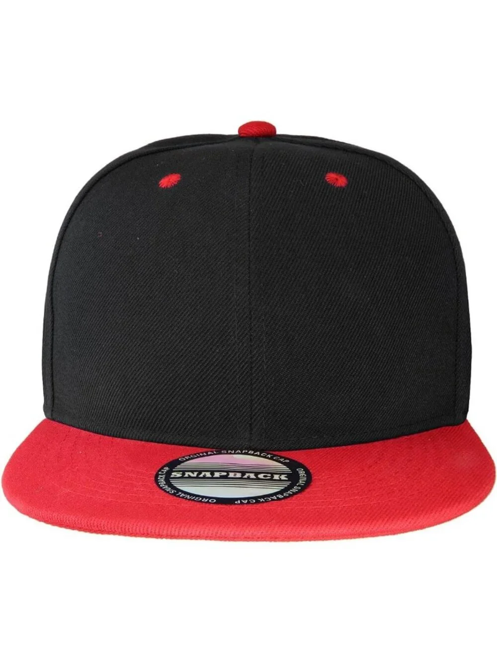 12 Pack Adjustable Snapback Hats - Hip Hop Style Flat Bill Caps, Solid Colors
